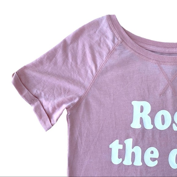 Grayson Threads Pink Blush Rose The Day Away Graphic T-Shirt Size Extra Small - Picture 5 of 15